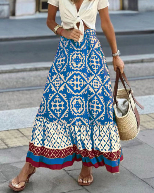 SASHA | BOHEMIAN CHIC MAXI SKIRT