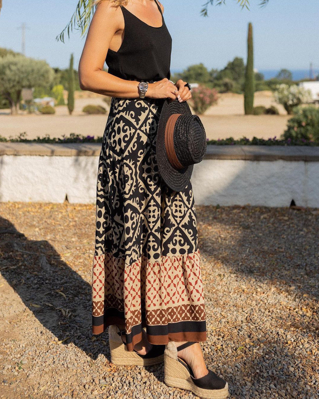 SASHA | BOHEMIAN CHIC MAXI SKIRT