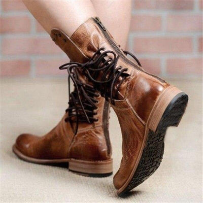 WINDY | URBAN LEATHER LACE-UP BOOTS