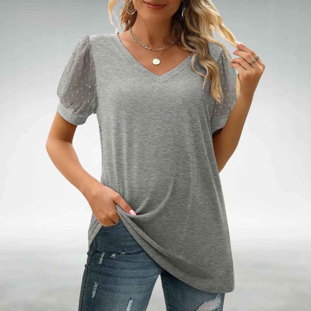 Celeste | Effortless V-Neck Charm