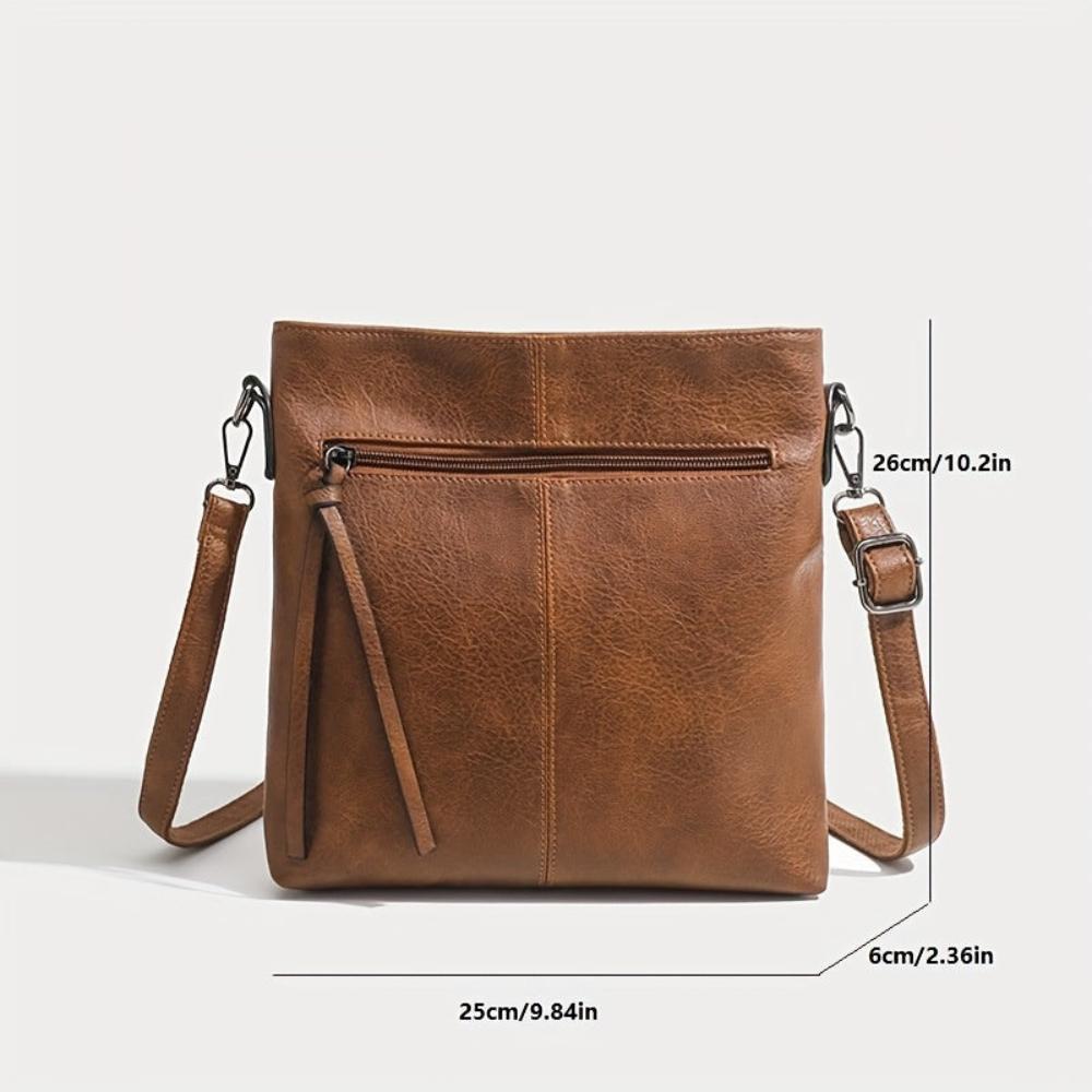 Addison™ Simple Elegance | Retro Square Crossbody Bag