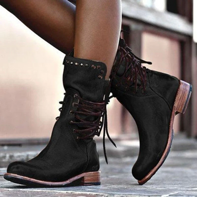 WINDY | URBAN LEATHER LACE-UP BOOTS