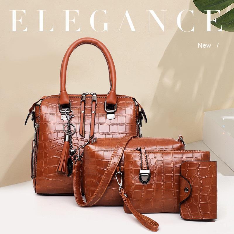 Timeless Charm | Stylish 4-Piece Handbag Set