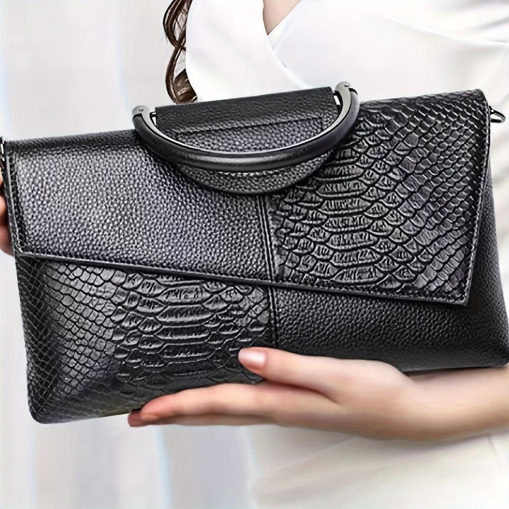 Acey | Timeless Classic Croc-Embossed Bag