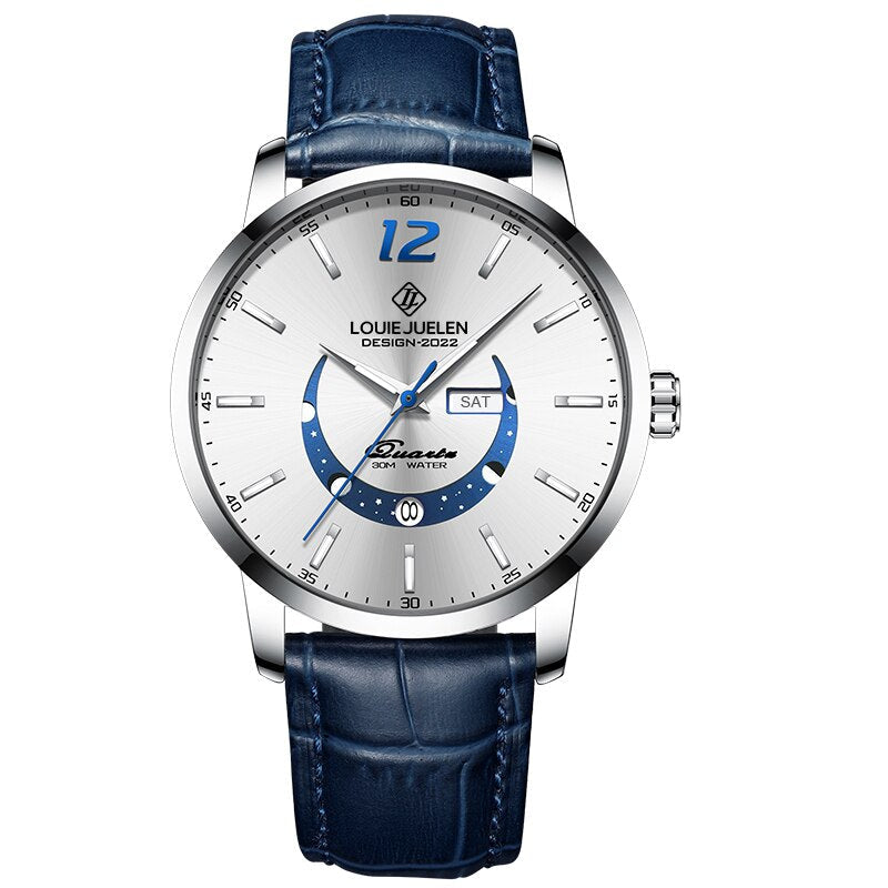 Timeless Moonphase Watch with Classic Elegance