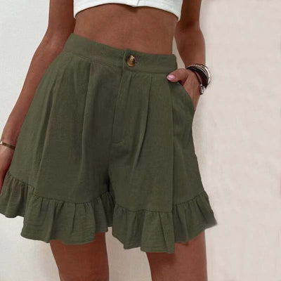 CIELO | RUFFLE HEM SHORTS