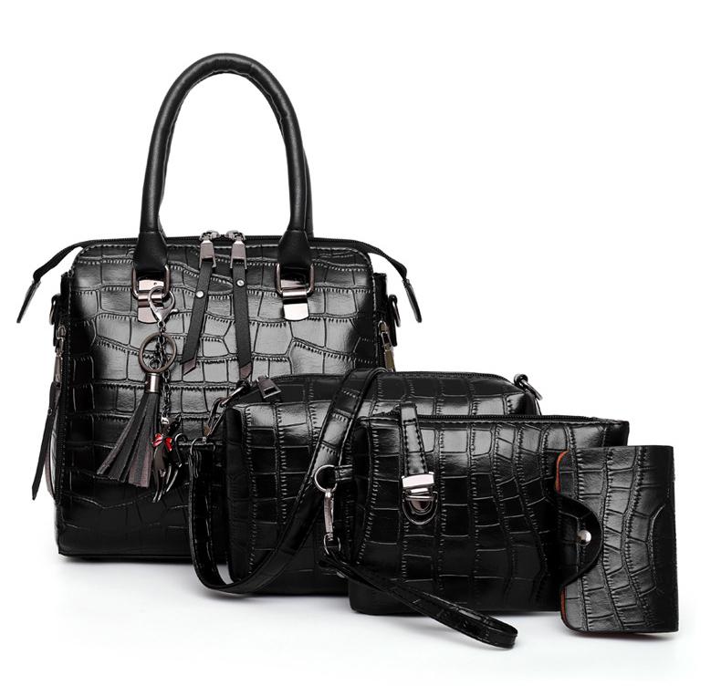 Timeless Charm | Stylish 4-Piece Handbag Set