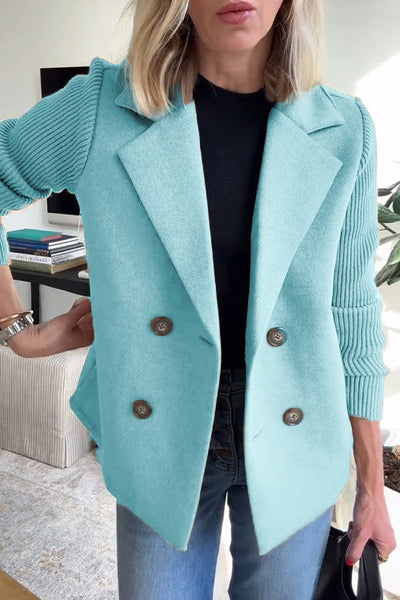 Sorelle | Sophisticated Knit-Sleeve Blazer