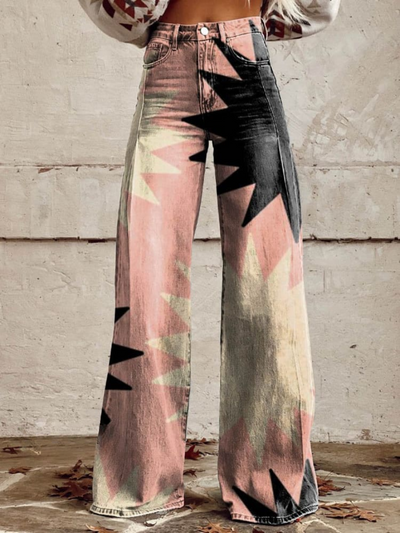 Genevieve | Retro Flared Trousers