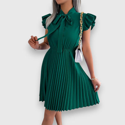 Zoe | Short-Sleeve Dress With A Bow