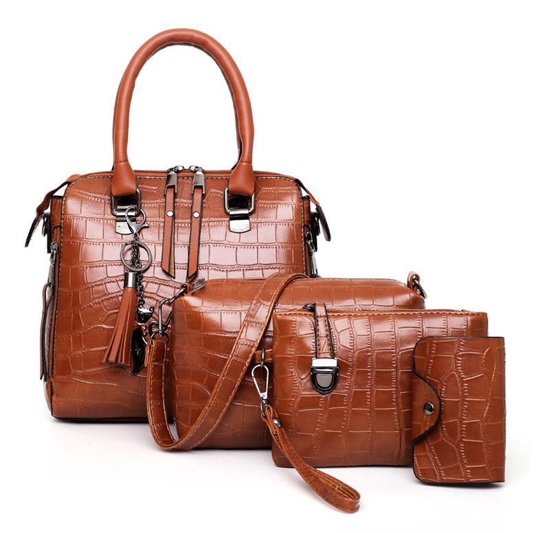 Timeless Charm | Stylish 4-Piece Handbag Set