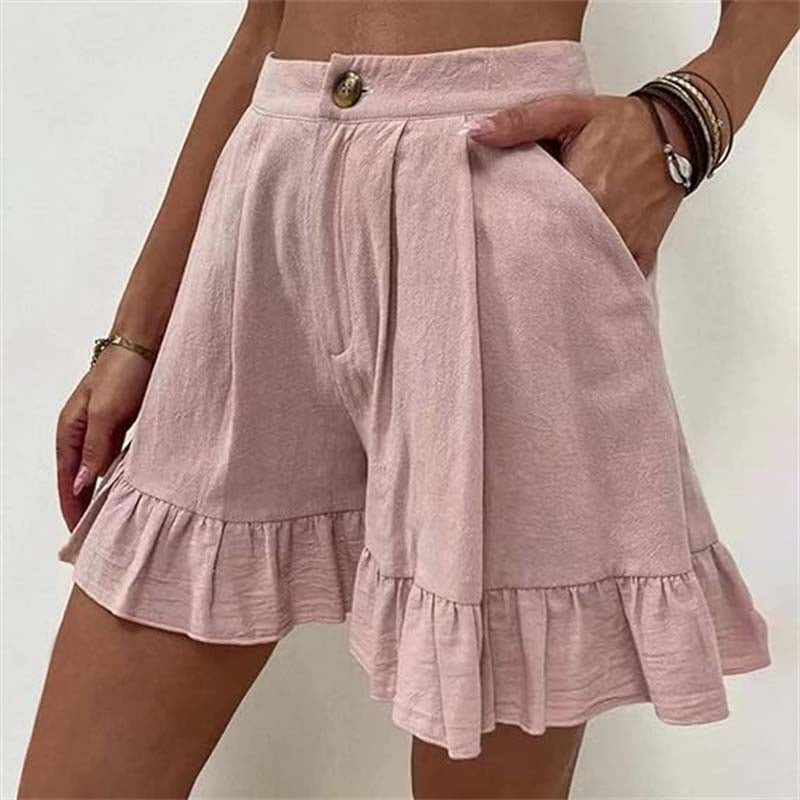 CIELO | RUFFLE HEM SHORTS