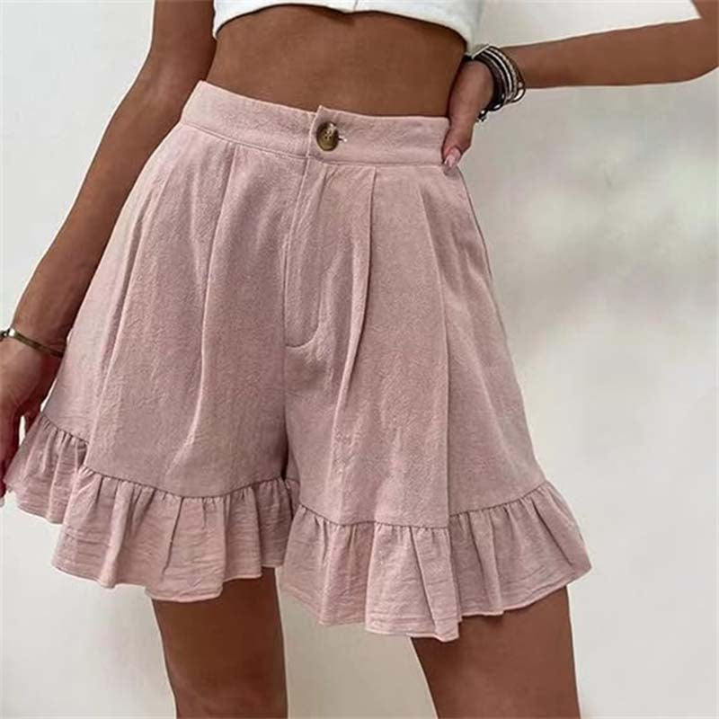 CIELO | RUFFLE HEM SHORTS