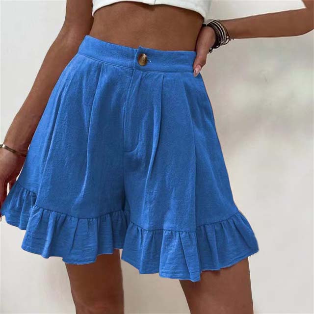 CIELO | RUFFLE HEM SHORTS