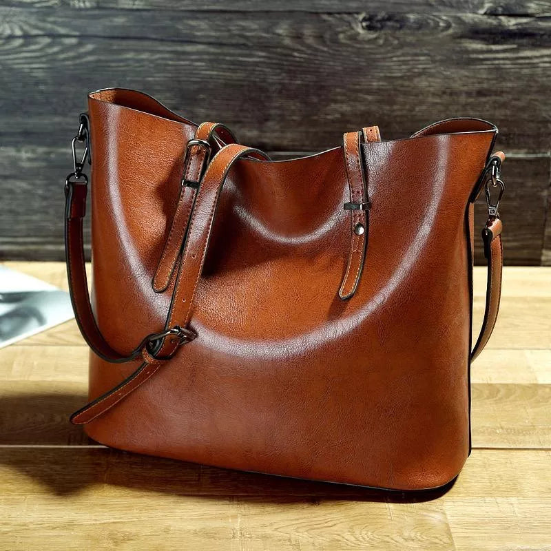 Harper | Vintage Leather Shoulder Bag