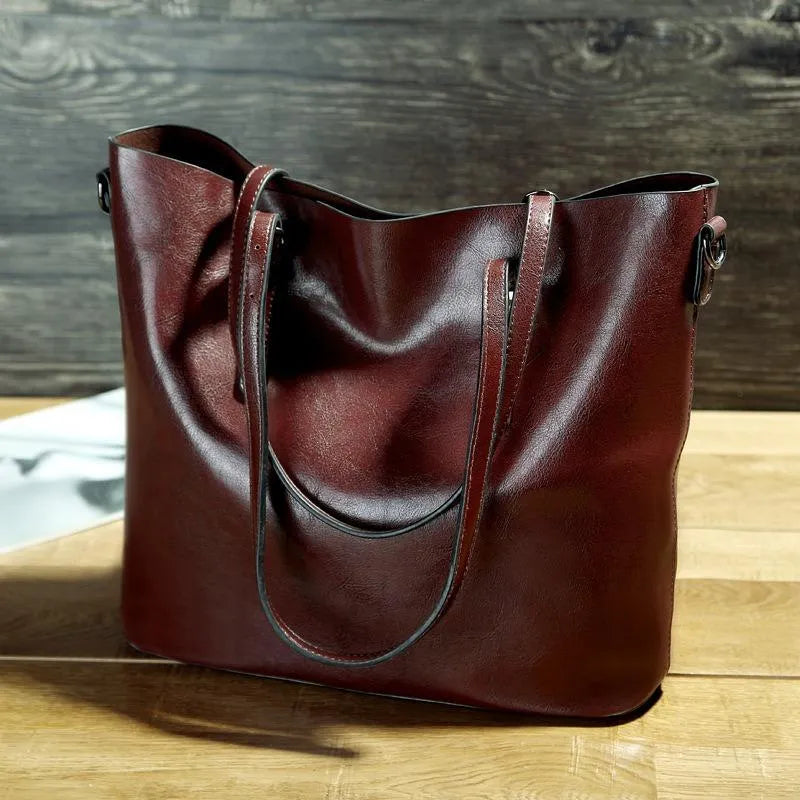 Harper | Vintage Leather Shoulder Bag