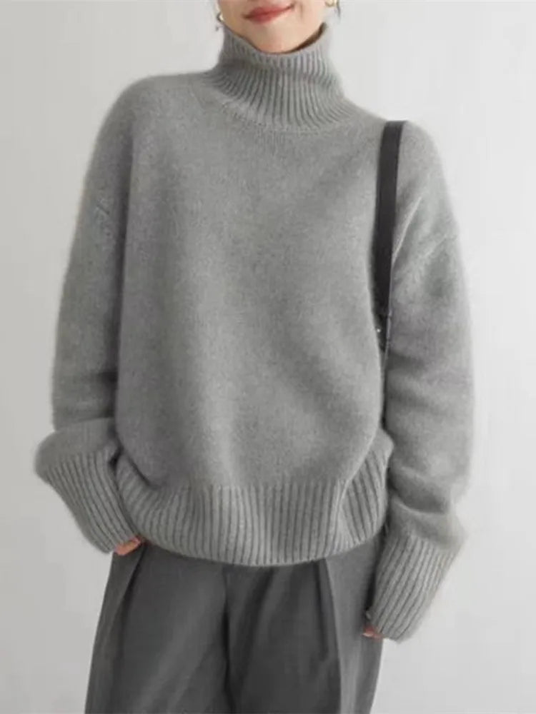 Lena | Cashmere Turtleneck Jumper