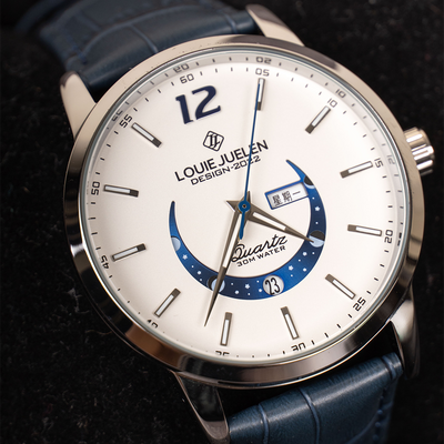 Timeless Moonphase Watch with Classic Elegance