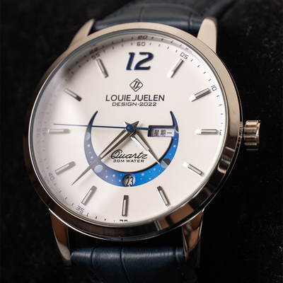 Timeless Moonphase Watch with Classic Elegance