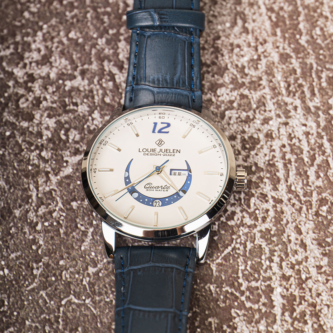 Timeless Moonphase Watch with Classic Elegance