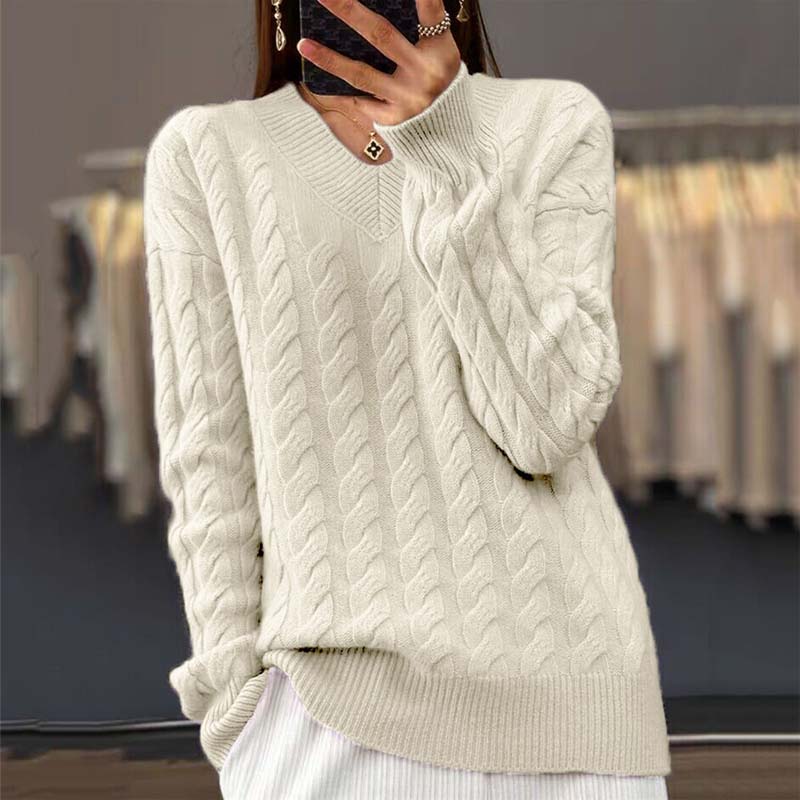 Grace | Classic Cozy Cable Sweater