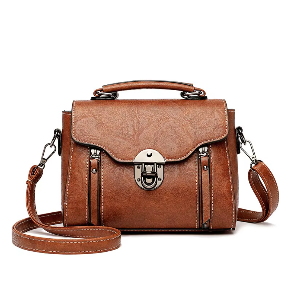 Zoe | Retro Timeless Elegance Flap Handbag