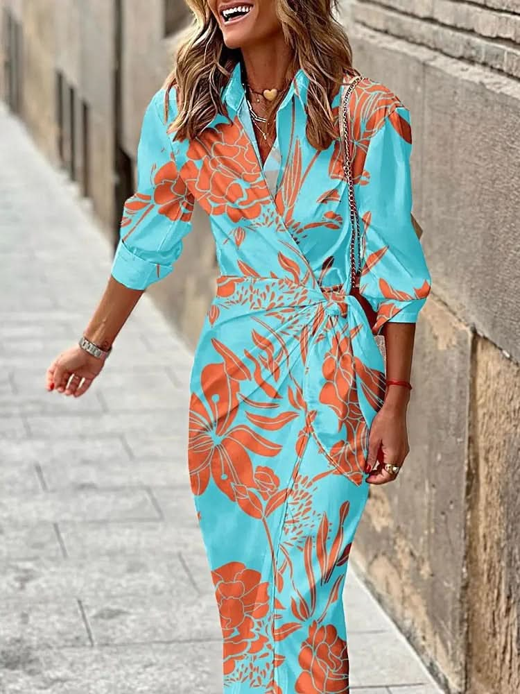 Harlow | Printed Wrap Dress