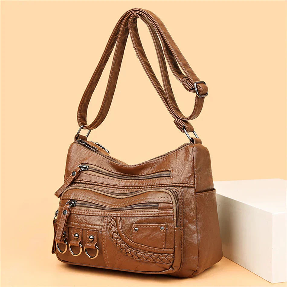 Timeless Charm | Soft Zipper Handbag