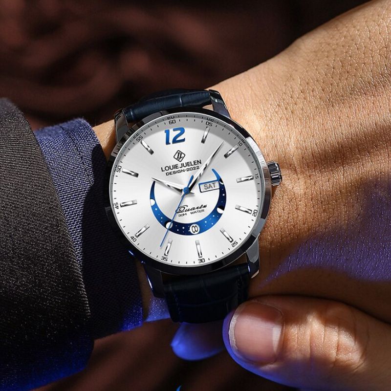 Timeless Moonphase Watch with Classic Elegance