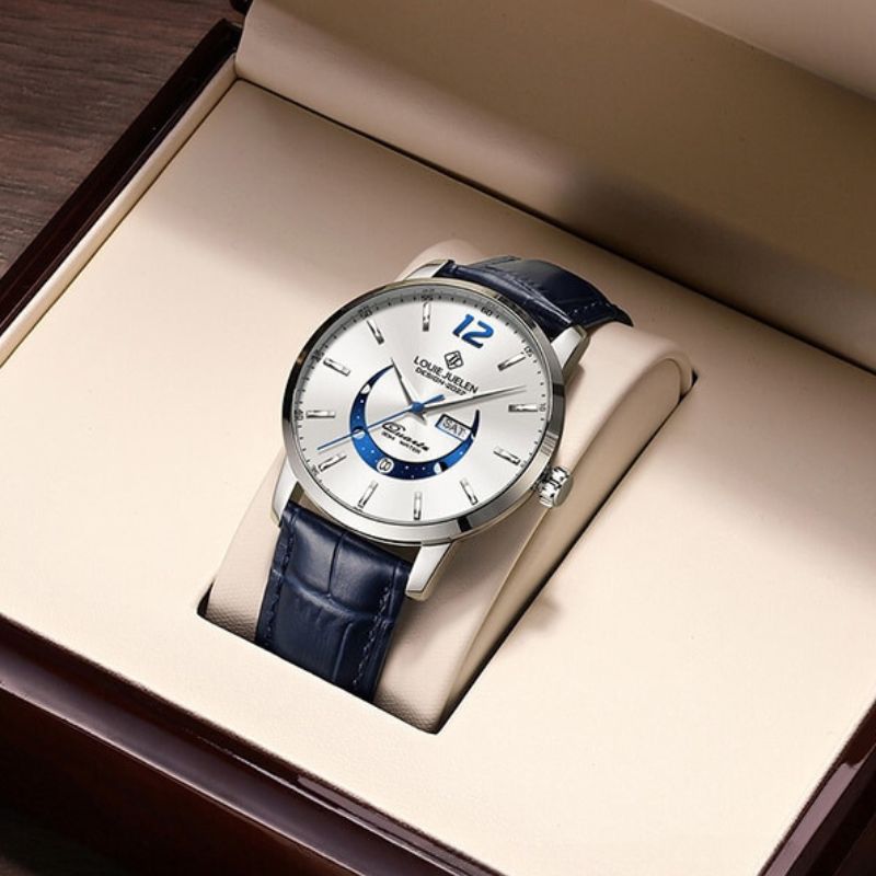 Timeless Moonphase Watch with Classic Elegance