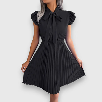 Zoe | Short-Sleeve Dress With A Bow