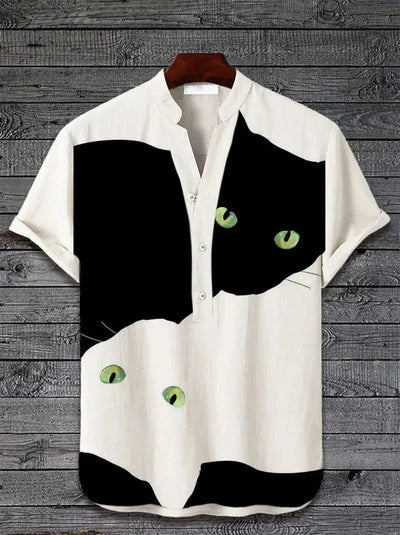 Neil | Artistic Linen-Silk Shirt