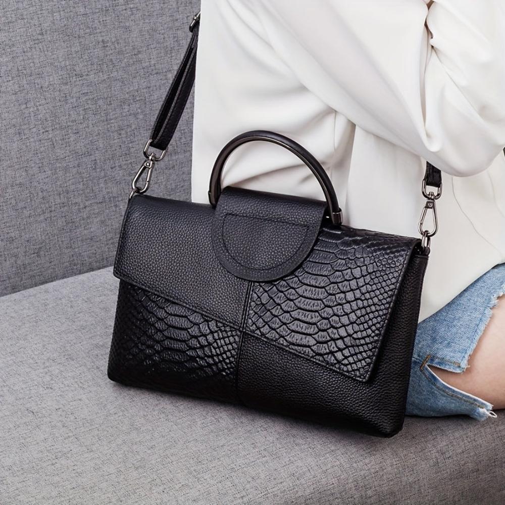 Acey | Timeless Classic Croc-Embossed Bag