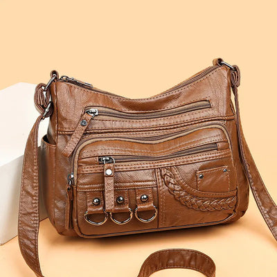 Timeless Charm | Soft Zipper Handbag