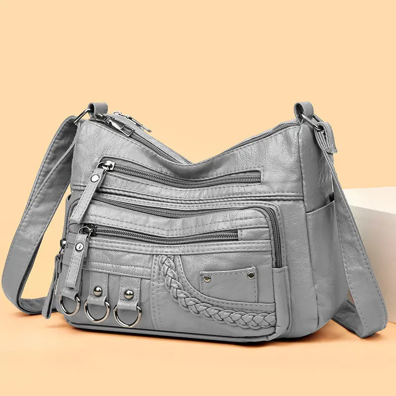 Timeless Charm | Soft Zipper Handbag