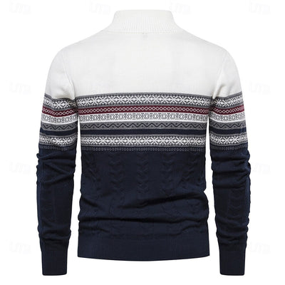 Mateo | Knit Sweater with Half Zip