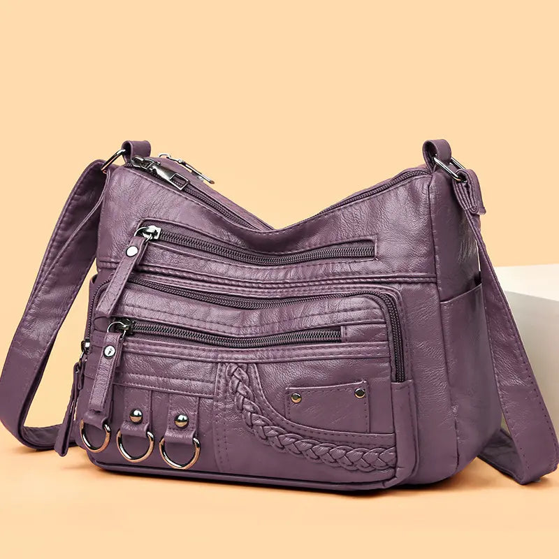 Timeless Charm | Soft Zipper Handbag