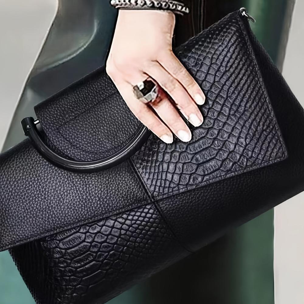 Acey | Timeless Classic Croc-Embossed Bag