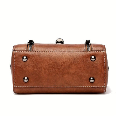 Zoe | Retro Timeless Elegance Flap Handbag