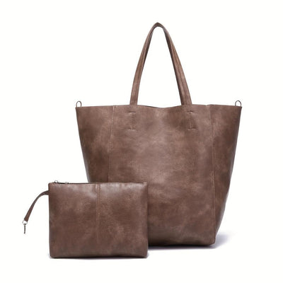 Olivia™ Retro Softness | Large Capacity Tote Bag