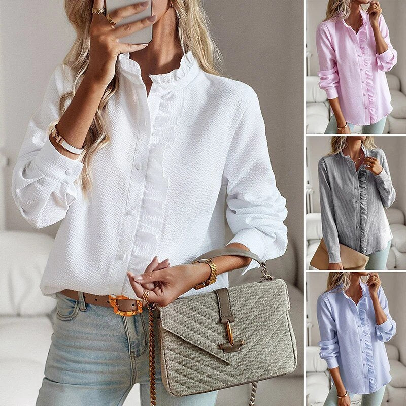 ISABELLE | Sophisticated Polo Blouse