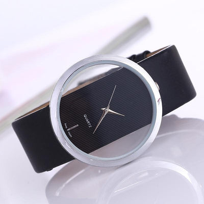 Sophisticated Open-Heart Quartz Watch