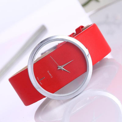 Sophisticated Open-Heart Quartz Watch