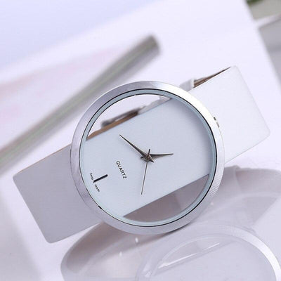 Sophisticated Open-Heart Quartz Watch