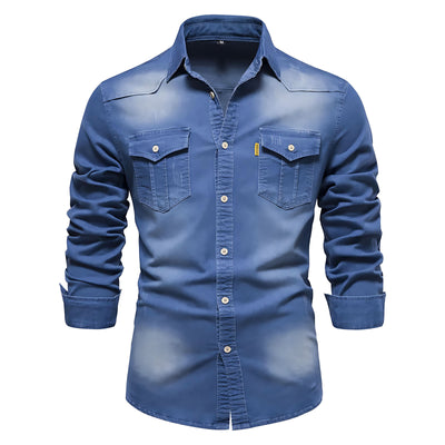 Ryle | Men's Cotton Denim Shirt