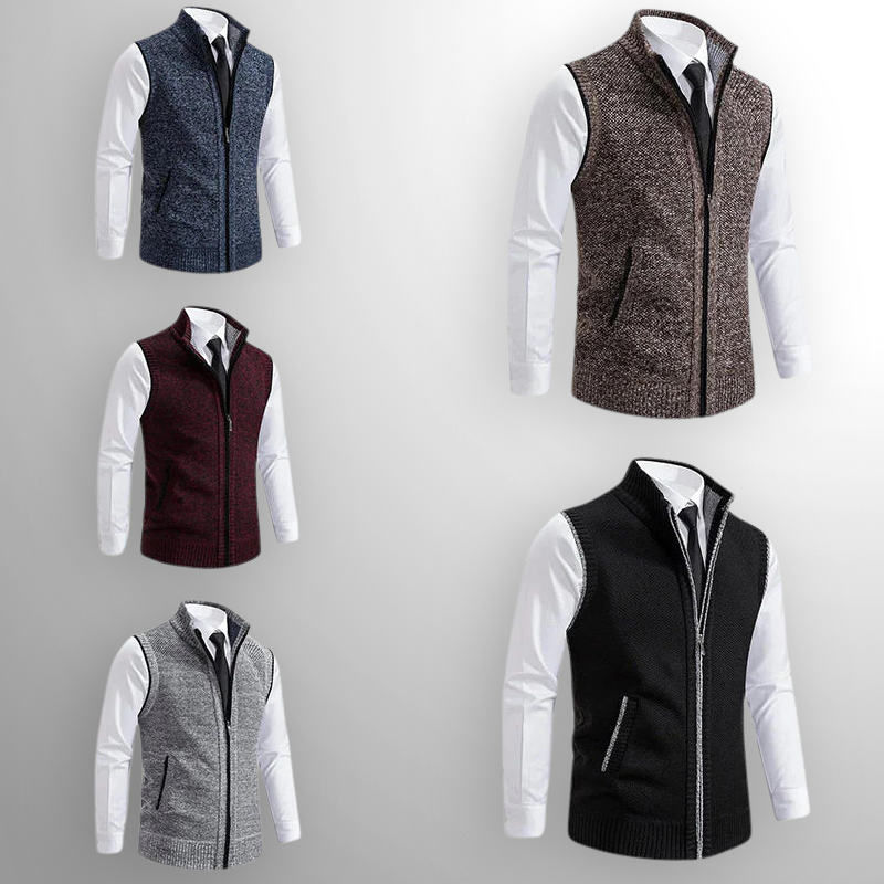 Archer & Co. | Full-Zip Knit Vest