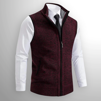 Archer & Co. | Full-Zip Knit Vest